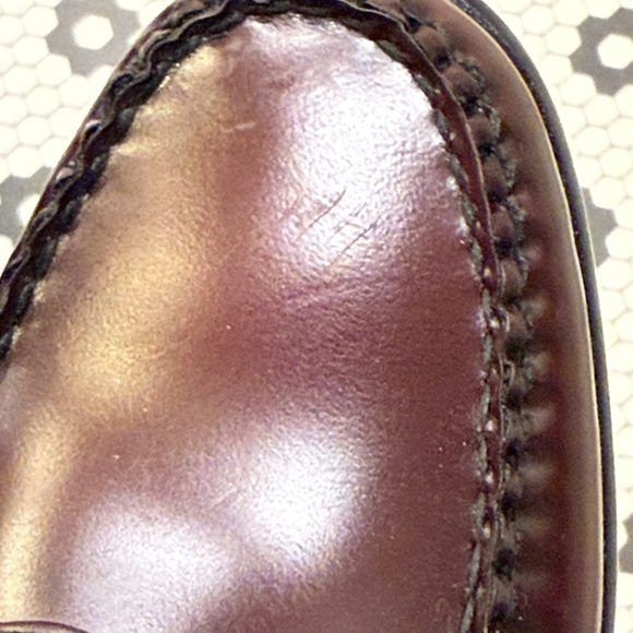 G.H. Bass & Co. Burgundy Loafers - Picture 12 of 13